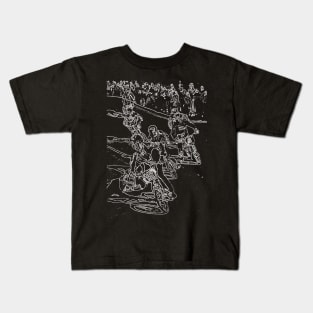 bmx race old school Kids T-Shirt